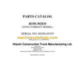 Hitachi R150-302ED Parts Catalog