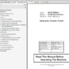 Hitachi Sumitomo HSC Crane Operator's and Maintenance Manual PDF 2025 All Models (14.1 GB) - Image 6