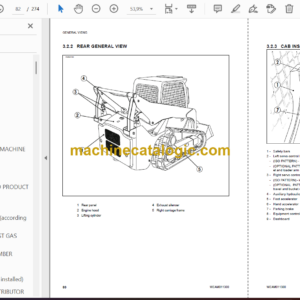 Komatsu CK35-1 Crawler Skid Steer Loader Operation and Maintenance Manual (WEAM011300)