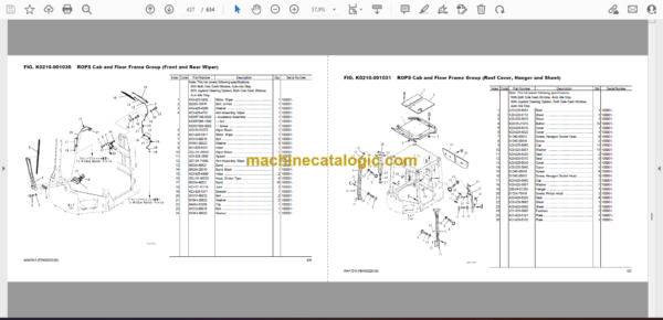 Komatsu WA470-8 Wheel Loader Parts Manual (FEN03020-00) - Image 2