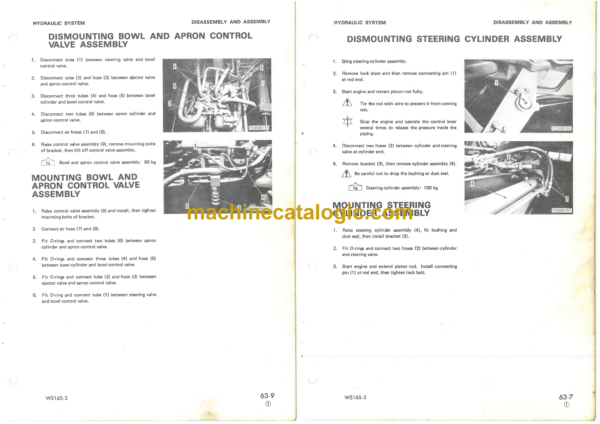 Komatsu WS16S-2 Motor Scraper Shop Manual (SEBM0286B02) - Image 3