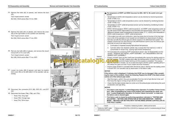 Komatsu GD655-7 Dump Truck Shop Manual (SEN06961-03) - Image 4