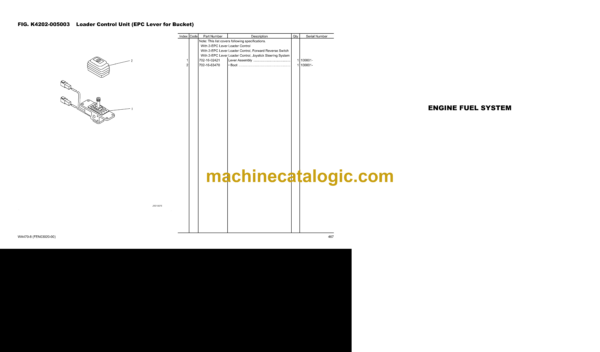 Komatsu WA470-8 Wheel Loader Parts Manual (FEN03020-00) - Image 4