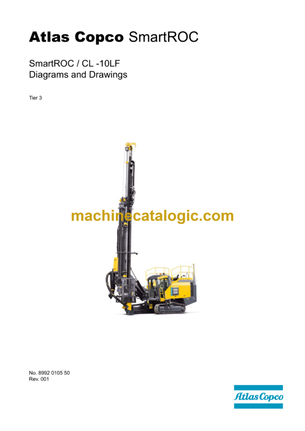 Atlas Copco SmartROC CL-10LF Tier 3 Diagrams and Drawings Manual