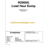 Hitachi R2900GLK Load Haul Dump Parts Catalog