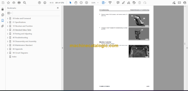 Komatsu PC45MR-5, PC55MR-5 Compact Hydraulic Excavator Shop Manual (SEN06574-17) - Image 2