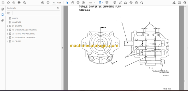 Komatsu WF550A-3 Trash Compactor Shop Manual (SEBMW01700) - Image 2