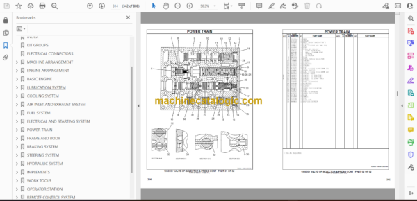 Hitachi R2900GLK Load Haul Dump Parts Catalog - Image 4