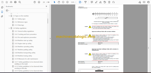 Liebherr LR 634 Litronic Type No.992 Crawler Loader Operating Manual (From SN 11673) - Image 2