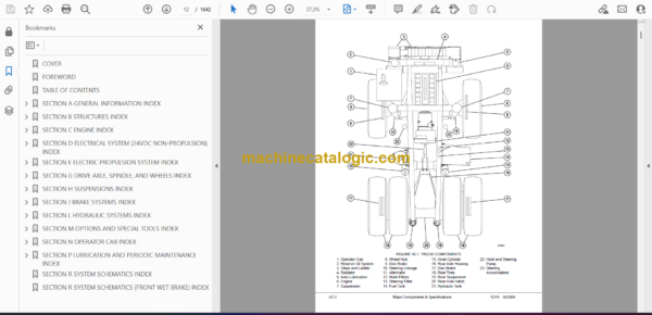 Komatsu 830E-1AC Dump Truck Shop Manual (CEBM037702) - Image 2