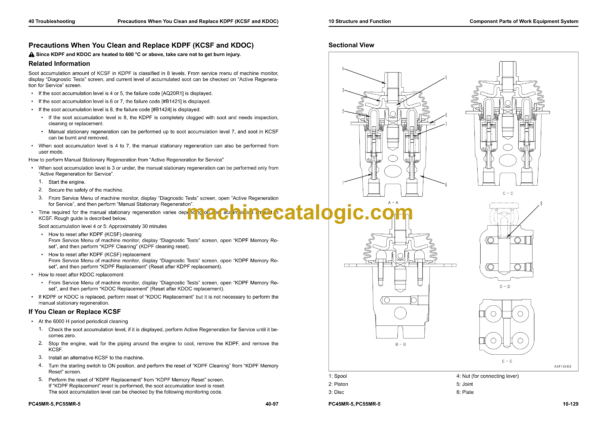 Komatsu PC45MR-5, PC55MR-5 Compact Hydraulic Excavator Shop Manual (SEN06574-17) - Image 3