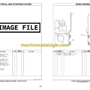 Hitachi R2900GLK Load Haul Dump Parts Catalog