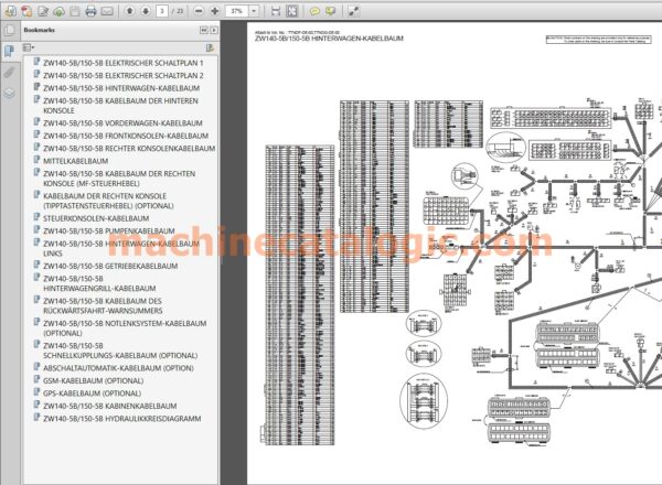 Hitachi ZW150-5B Radlader – Technisches Handbuch (Funktionsprinzip & Fehlersuche – Deutsch – PDF) - Image 4
