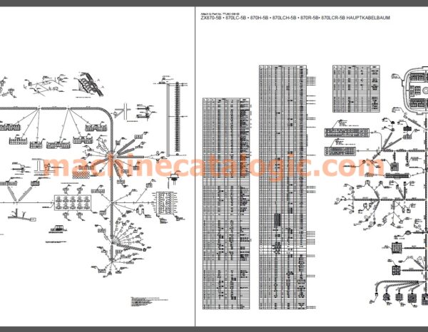 Hitachi ZX870-5B Serie – Technisches Handbuch (Funktionsprinzip & Fehlersuche, Deutsch, PDF) - Image 4