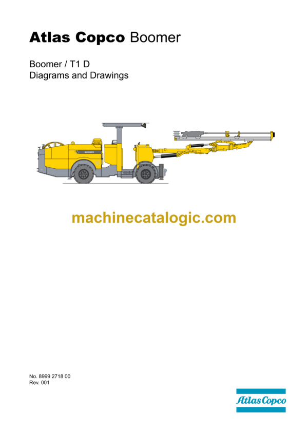 Atlas Copco Minetruck MT436LP Diagrams and Drawings Manual