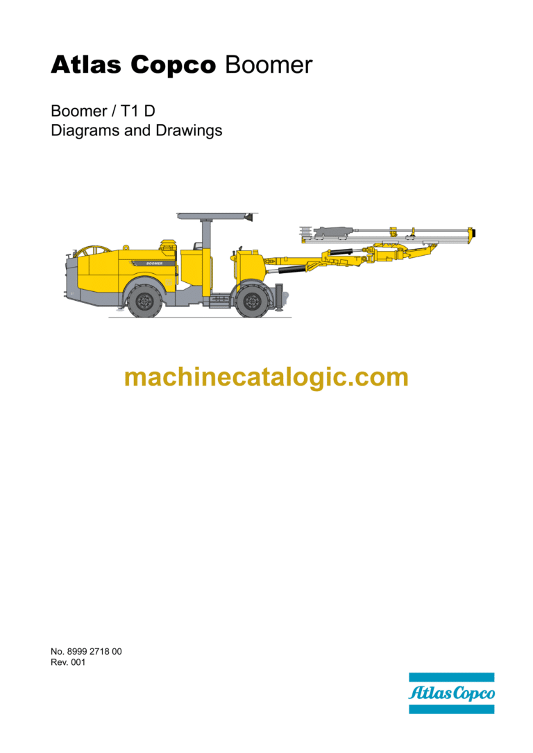 Atlas Copco Minetruck MT436LP Diagrams and Drawings Manual