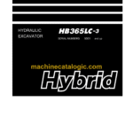 Komatsu HB365LC-3 Hydraulic Excavator Shop Manual (SEN06598-15)