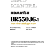 Komatsu BR550JG-1 Mobile Crusher Shop Manual (SEBM022503)