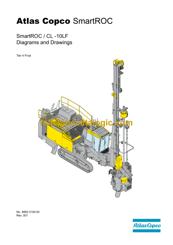 Atlas Copco SmartROC CL-10LF Tier 4 Final Diagrams and Drawings Manual