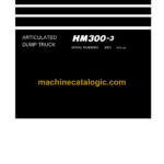 Komatsu HM300-3 Articulated Dump Truck Shop Manual (SEN05629-16)