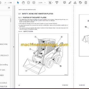 Komatsu SK815-5 Skid Steer Loader Operation and Maintenance Manual (WEAM10400)