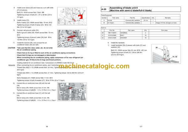 Komatsu D475A-8, D475Ai-8 Bulldozer Field Assembly Manual (GEN00285-02) - Image 3