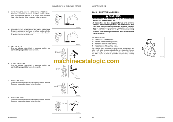Komatsu SK815-5 Skid Steer Loader Operation and Maintenance Manual (WEAM10400) - Image 4