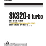 Komatsu SK820-5 Turbo Skid Steer Loader Operation and Maintenance Manual (WEAM005102)