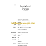 Liebherr PR 764 Litronic Crawler Loader Operating Manual (From SN 11442)