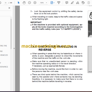 Komatsu SK820-5 Turbo Skid Steer Loader Operation and Maintenance Manual (WEAM005102)