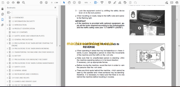 Komatsu SK820-5 Turbo Skid Steer Loader Operation and Maintenance Manual (WEAM005102) - Image 2