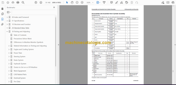 Komatsu HD785-8E0 Wheel Loader Shop Manual (SEN06801-19) - Image 2