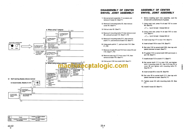 Komatsu PW210-1 Wheeled Excavator Shop Manual (SEBM020K0102) - Image 3