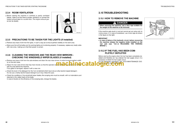 Komatsu SK820-5 Turbo Skid Steer Loader Operation and Maintenance Manual (WEAM014700) - Image 3
