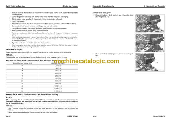 Komatsu DBA127 Series Engine Shop Manual (SEN07001-02) - Image 3