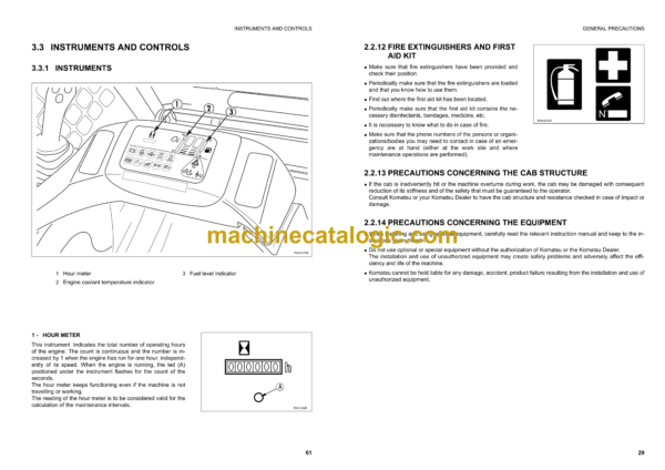 Komatsu SK820-5 Turbo Skid Steer Loader Operation and Maintenance Manual (WEAM005102) - Image 4