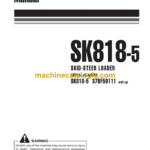 Komatsu SK815-5 Skid Steer Loader Operation and Maintenance Manual (WEAM004502)