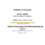 Hitachi R170-310ED Parts Catalog