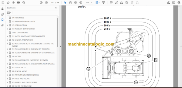 Komatsu SK815-5 Skid Steer Loader Operation and Maintenance Manual (WEAM004502) - Image 3