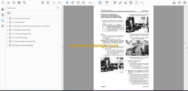 Komatsu PC18MR-3 Compact Hydraulic Excavator Shop Manual (SEN04306-10) - Image 4