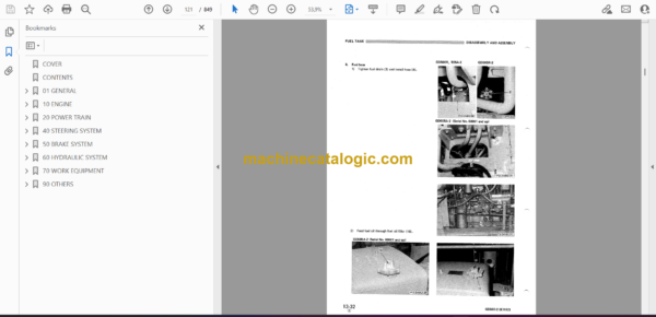 Komatsu GD500R-2, GD505R-2, GD505A-2 Motor Grader Shop Manual (SEBM021AB07) - Image 2