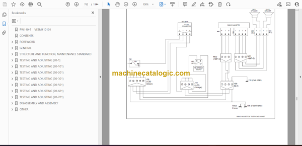 Komatsu PW140-7 Hydraulic Excavator Shop Manual (VEBM410101) - Image 2