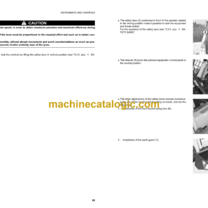 Komatsu SK815-5 Skid Steer Loader Operation and Maintenance Manual (WEAM004502)