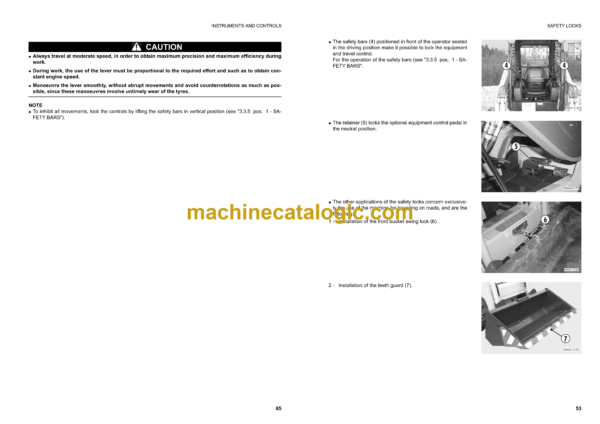 Komatsu SK815-5 Skid Steer Loader Operation and Maintenance Manual (WEAM004502) - Image 2
