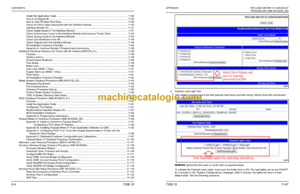 Komatsu 730E-10 Dump Truck Field Assembly Manual (CEAW012302) - Image 3