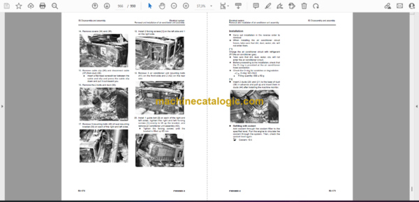 Komatsu PW98MR-8 Hydraulic Excavator Shop Manual (WEBM008900) - Image 4