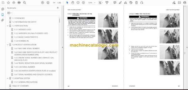 Komatsu CK35-1 Crawler Skid Steer Loader Operation and Maintenance Manual (WEAM008003) - Image 3