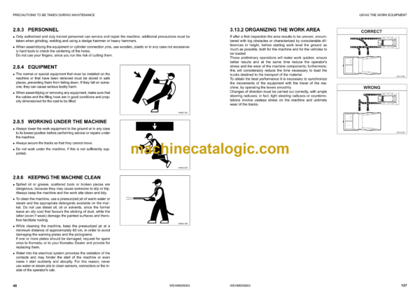 Komatsu CK35-1 Crawler Skid Steer Loader Operation and Maintenance Manual (WEAM008003) - Image 2