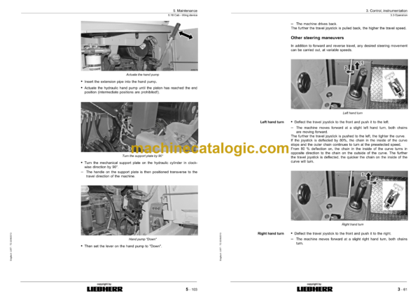 Liebherr LR 614 Litronic Type No.389 Crawler Loader Operating Manual (From SN 12210) - Image 3