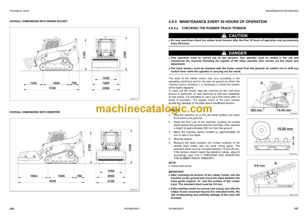 Komatsu CK35-1 Crawler Skid Steer Loader Operation and Maintenance Manual (WEAM008003) - Image 4
